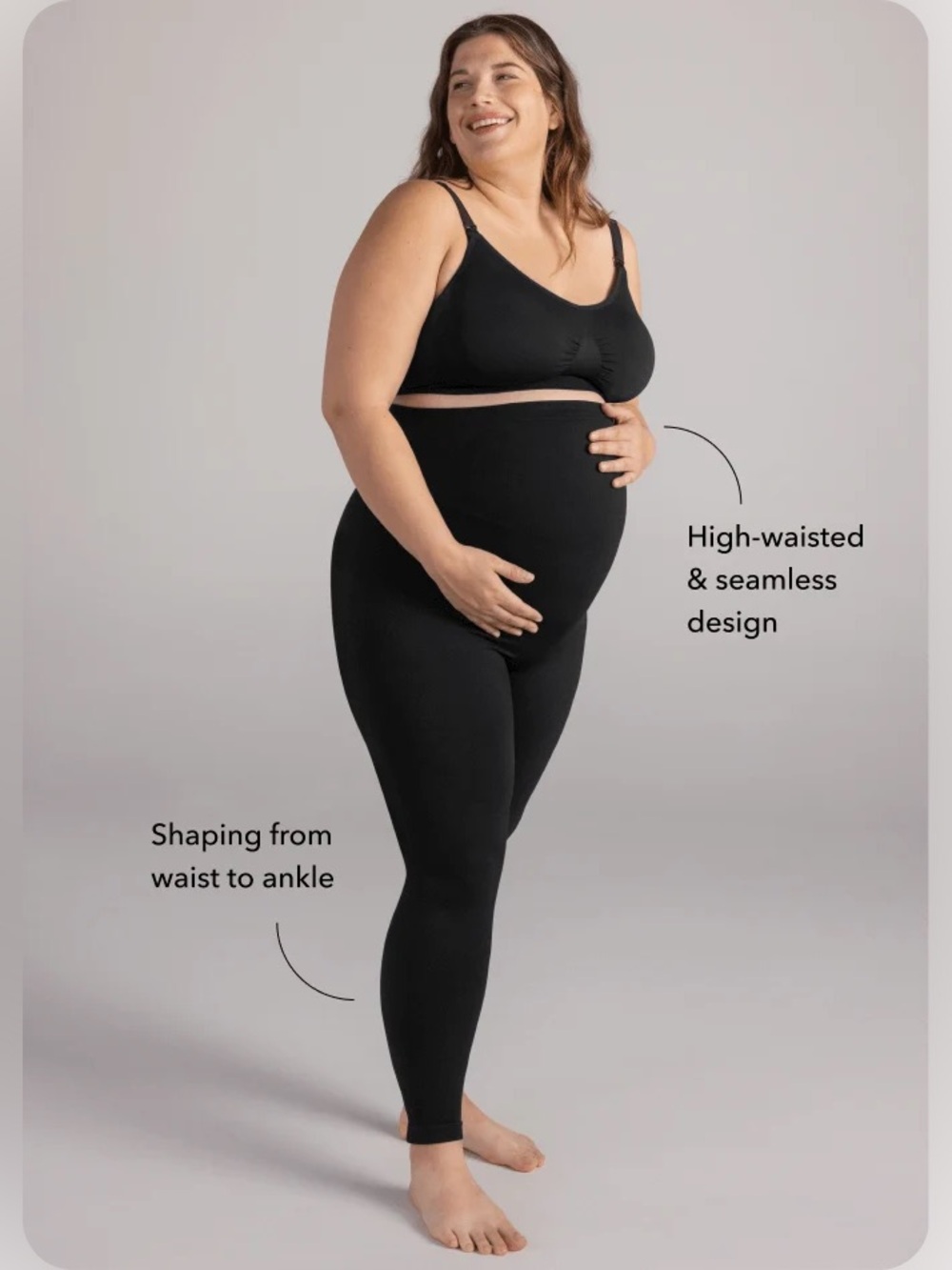 Shapermint Embrace Maternity Belly Support Leggings